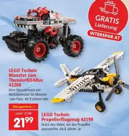 Interspar LEGO Technic Propellerflugzeug 42198 Angebot