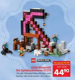 Interspar LEGO Minecraft Die Spitzhackenmine 21277 Angebot