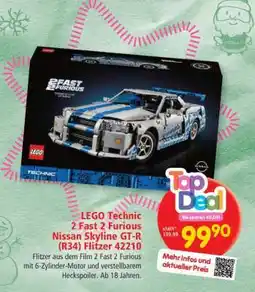Interspar LEGO Technic 2 Fast 2 Furious Nissan Skyline GT-R (R34) Flitzer 42210 Angebot