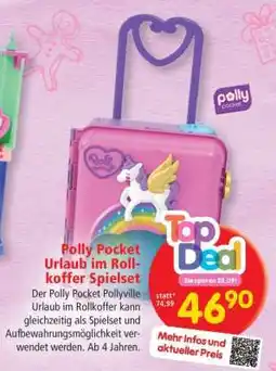 Interspar Polly Pocket Urlaub im Rollkoffer Spielset Angebot