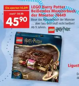 Interspar LEGO Harry Potter Beißendes Monsterbuch der Monster 76449 Angebot