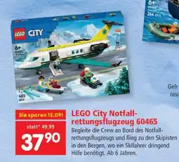 Interspar LEGO City Notfall-rettungsflugzeug 60465 Angebot