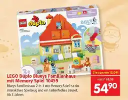 Interspar LEGO Duplo Blueys Familienhaus mit Memory Spiel 10459 Angebot