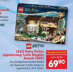 Interspar LEGO Harry Potter Ligusterweg Tante Magdas Besuch 76451 Angebot