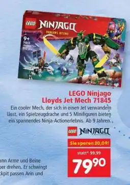 Interspar LEGO Ninjago Lloyds Jet Mech 71845 Angebot