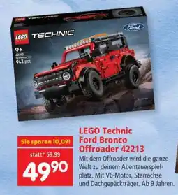 Interspar LEGO Technic Ford Bronco Offroader 42213 Angebot