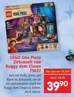 Interspar LEGO One Piece Zirkuszelt von Buggy dem Clown 75637 Angebot