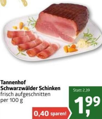 ADEG Tannenhof Schwarzwälder Schinken 100 g Angebot