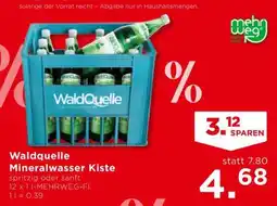 Unimarkt Waldquelle Mineralwasser Kiste Angebot