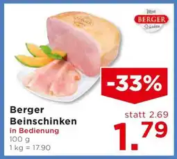 Unimarkt Berger Beinschinken Angebot