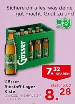 Unimarkt Gösser Biostoff Lager Kiste Angebot