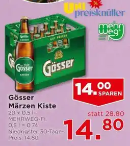 Unimarkt Gösser Märzen Kiste Angebot
