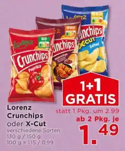 Unimarkt Lorenz Crunchips oder X-Cut Angebot