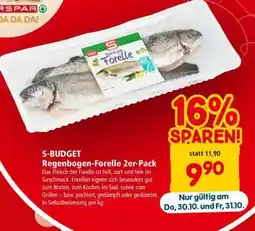 Interspar S-BUDGET Regenbogen-Forelle 2er-Pack Angebot