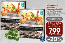 Spar SPAR PREMIUM Black Tiger Riesengarnelen ASC Angebot