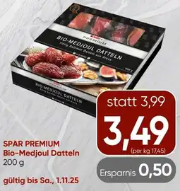 Spar SPAR PREMIUM Bio-Medjoul Datteln Angebot