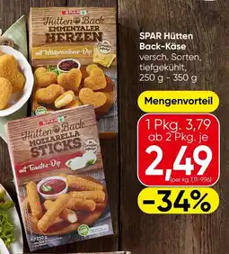 Spar SPAR Hütten Back-Käse Angebot
