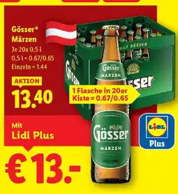 Lidl Gösser Märzen Angebot