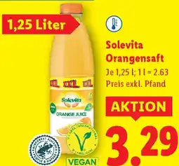 Lidl Solevita Orangensaft Angebot