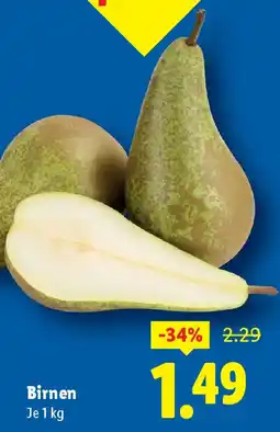 Lidl Birnen Angebot
