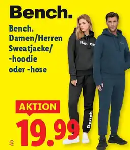 Lidl Bench. Damen/Herren Sweatjacke/ -hoodie oder -hose Angebot