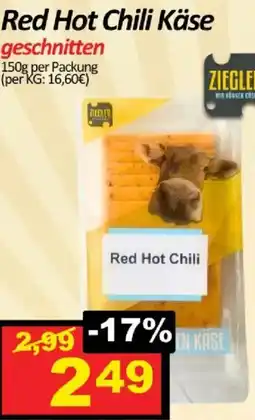 Wurstico Red Hot Chili Käse Angebot