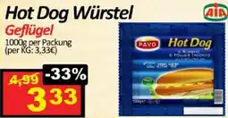 Wurstico Hot Dog Würstel Angebot