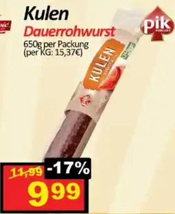 Wurstico Kulen Angebot