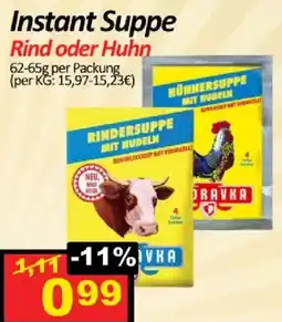 Wurstico Instant Suppe Angebot