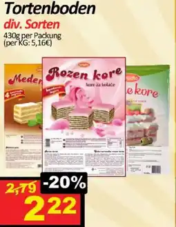 Wurstico Tortenboden Angebot