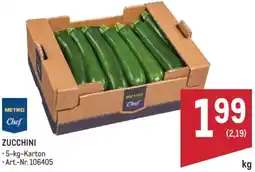 Metro Zucchini Angebot