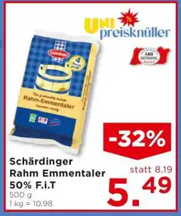 Unimarkt Schärdinger Rahm Emmentaler 50% F.i.T Angebot