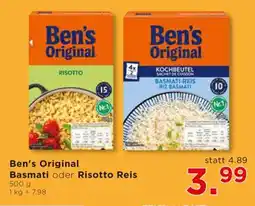 Unimarkt Ben’s Original Basmati oder Risotto Reis Angebot