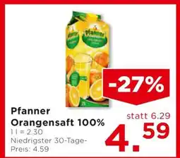 Unimarkt Pfanner Orangensaft 100% Angebot