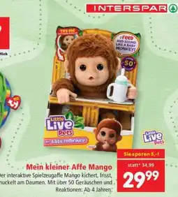 Interspar Mein kleiner Affe Mango Angebot