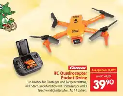 Interspar RC Quadcopter Pocket Drone Angebot