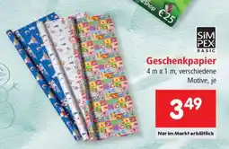 Interspar Geschenkpapier Angebot