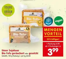 Interspar Unser Sojahaus Bio-Tofu geräuchert oder geselcht Angebot