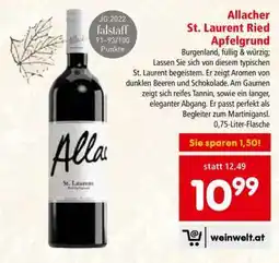 Interspar Allacher St. Laurent Ried Apfelgrund Angebot