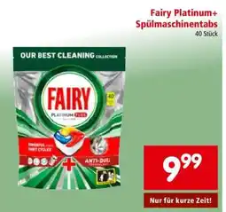 Interspar Fairy Platinum+ Spülmaschinentabs Angebot
