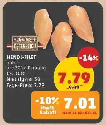 PENNY HENDL-FILET natur Angebot