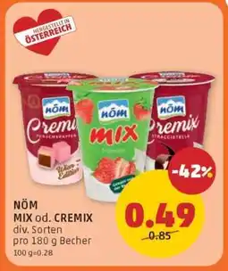 PENNY NÖM MIX od. CREMIX Angebot