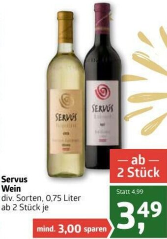 ADEG Servus Wein 0,75 Liter Angebot