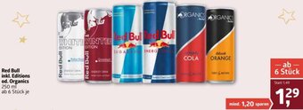 ADEG Red Bull Inkl. Editions Od. Organics 250ml Angebot