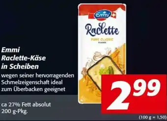 Nah&Frisch Emmi Raclette-Käse In Scheiben 200g Angebot