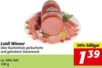 Nah&Frisch Loidl Wiener 100g Angebot