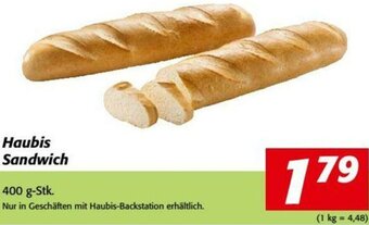 Nah&Frisch Haubis Sandwich 400g Angebot