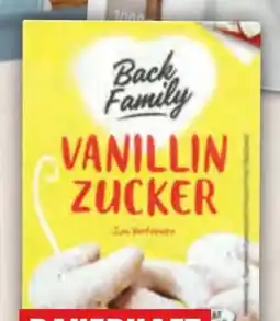 Hofer Back Family Vanillin Zucker Angebot
