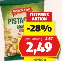Hofer Snack Fun Pistazien Angebot