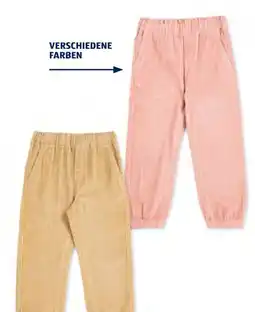 Hofer Lily & Dan Kleinkinder Cordhose Angebot